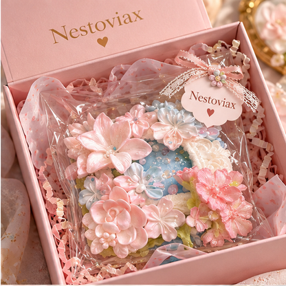 Nestoviax® Floral Garden Squishy – Soft Pastel Stress Relief Squeeze Toy